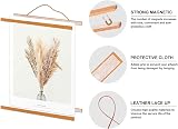 Benjia 4 Pack A3 Poster Frame Frames Teak Magnetic Hanger Kit 30cm view 3