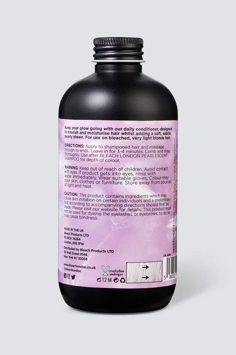 Bleach London Pearlescent CONDITIONER x 250ml VEGAN & CRUELTY FREE - Image 3