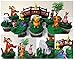 DISNEY WINNIE THE POOH 16 Piece Birthday CUPCAKE Topper Set Featuring Winnie the Pooh, Piglet, Eeyore, Kanga, Roo, Tigger, Owl, Rabbit and Christopher Robin, Themed Decorative Accessories, Figures Average 1/2