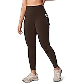 UNISSU Hugcurve No Front Seam High Waisted Workout Leggings with Pockets for Women Buttery Soft Yoga Pants Gym Tights - 25''