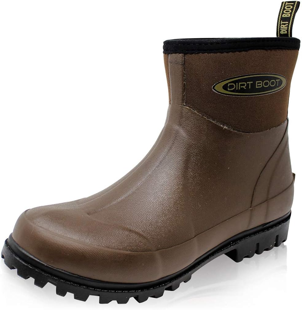 Dirt Boots Neoprene Wellington Garden Wellies Stable Yard Ankle Mucker