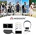 HODGSON Polarized Sports Sunglasses with 5 Interchangeable Lenses for Men Women Cycling Baseball Running Glasses, TR90 Unbreakable -Red