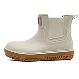 HSBDNZQ Deck Rain Boots Men Women, Short Waterproof