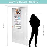 Vesta Baby Over Door Hanging Organiser with Hooks 4 Pocket Storage view 3