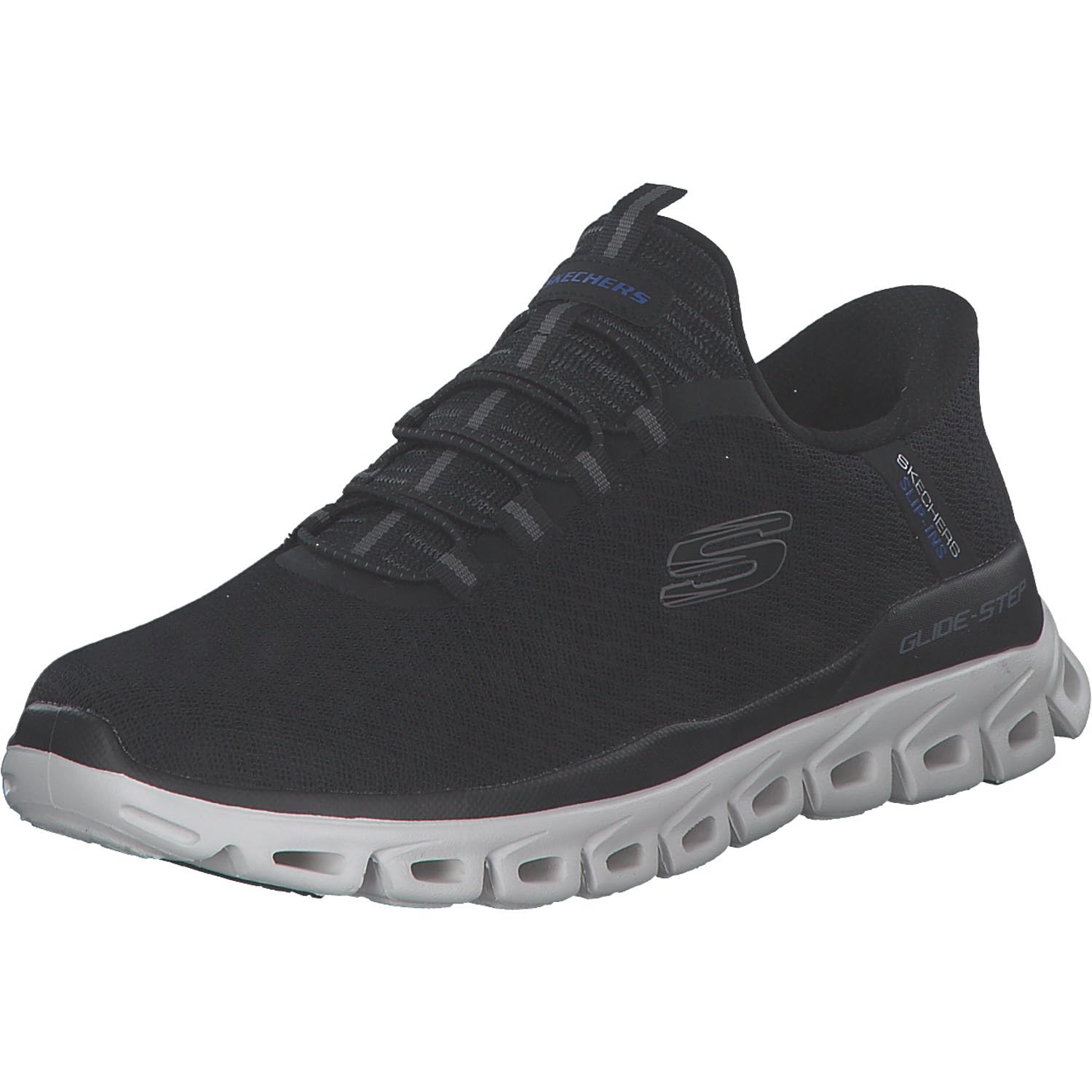 Skechers Men's Glide-Step Noxus Hands Free Slip-in Sneaker,Black,7.5 Image Skechers Men's Glide-Step Noxus Hands Free Slip-in Sneaker,Black,7.5 Image