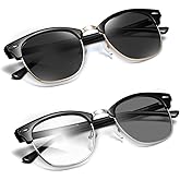 TIANYESY Semi Rimless Polarized Sunglasses Men Photochromic Sun Glasses Women Unisex TY201903