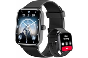 Smart Watch for Men Women (Answer/Make Call), Alexa Smartwatch Compatible with Android iOS, Fitness Tracker with Heart Rate S