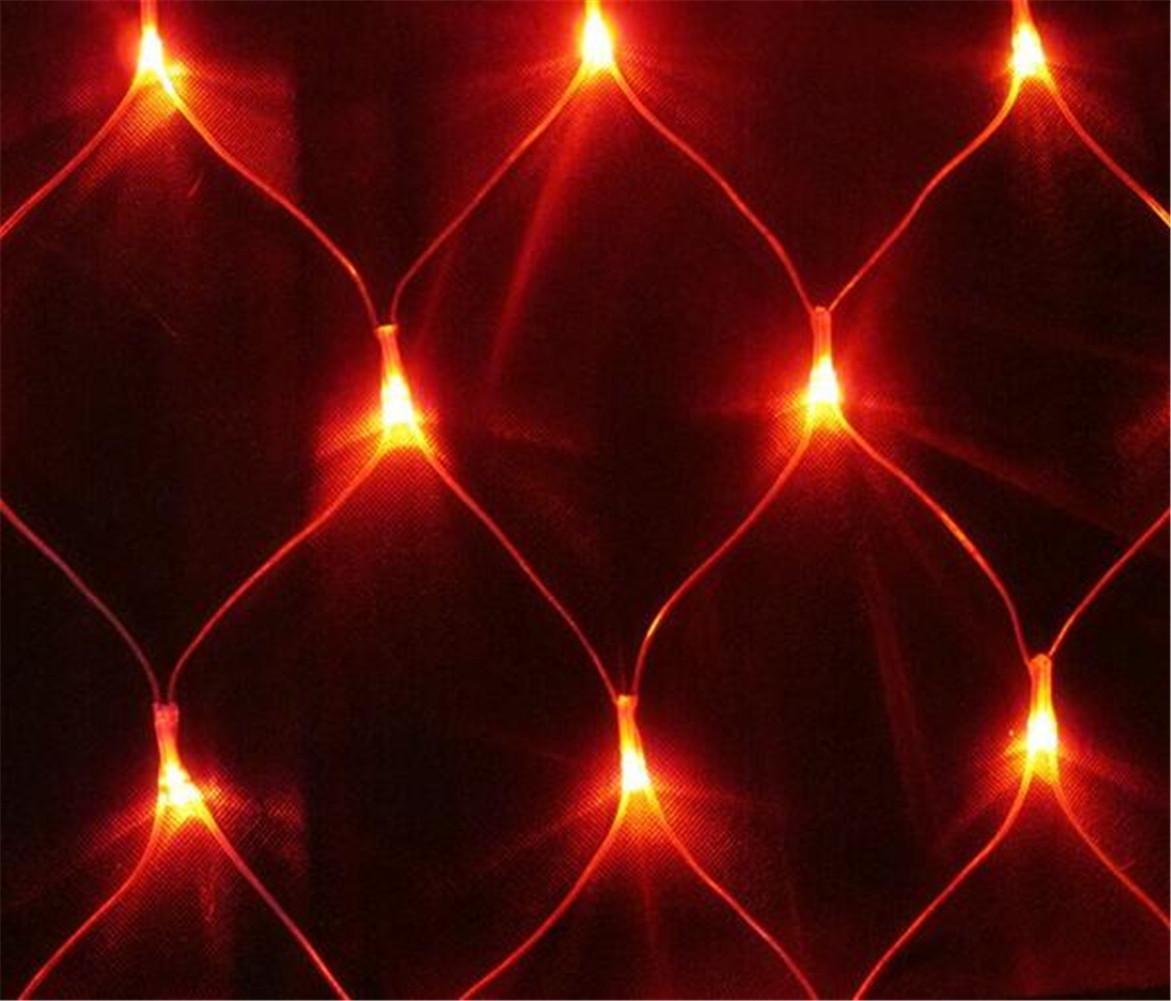 SUGERLIGHT Net Lights Red 3x2M 320 LED Waterproof with Super Bright