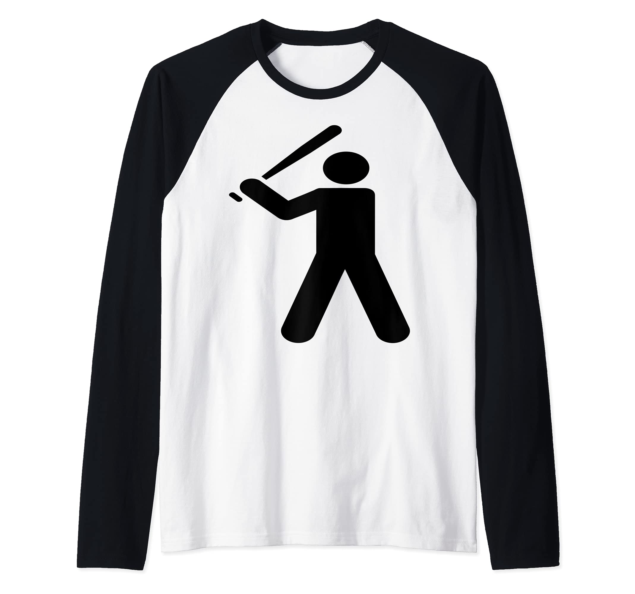 Baseball Batter Raglan Baseball Tee