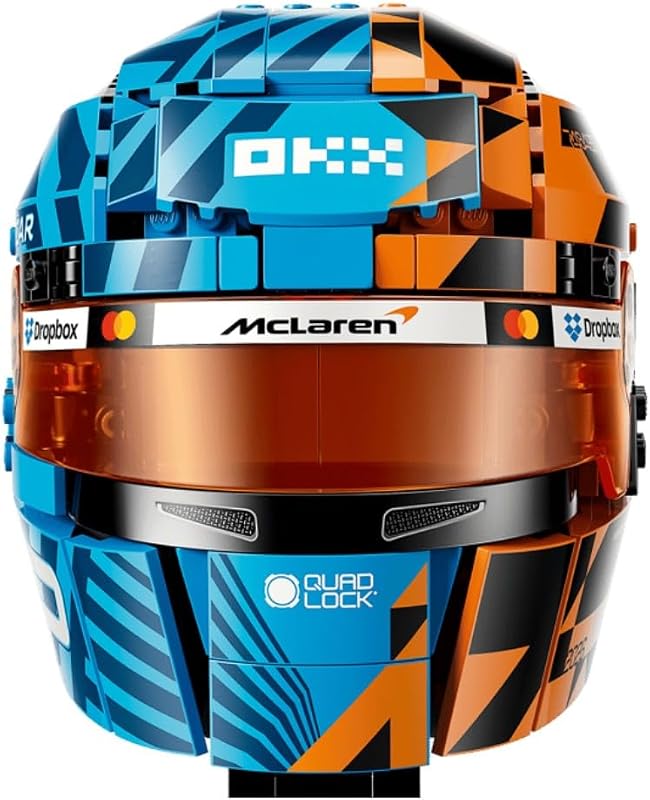 Editions McLaren MasterCard F1 Team Oscar Piastri Helm - Spielzeug 3D Figuren Modellbau - DIY Kinderzimmer Deko - Geschenk für Jungen, Mädchen ab 12 Jahren und Erwachsene Sportfans - 43016