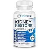 Kidney Cleanse Detox &amp; Repair - Formulated by Kidney Health Expert Living w/Transplant - US Made Kidneys Support Supplement, Detox, Flush - Renal Vitamins 60 Capsules