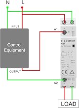 Heschen Household AC Contactor CT1-25 2NO 2 Pole 220V DIN Rail 35mm view 3