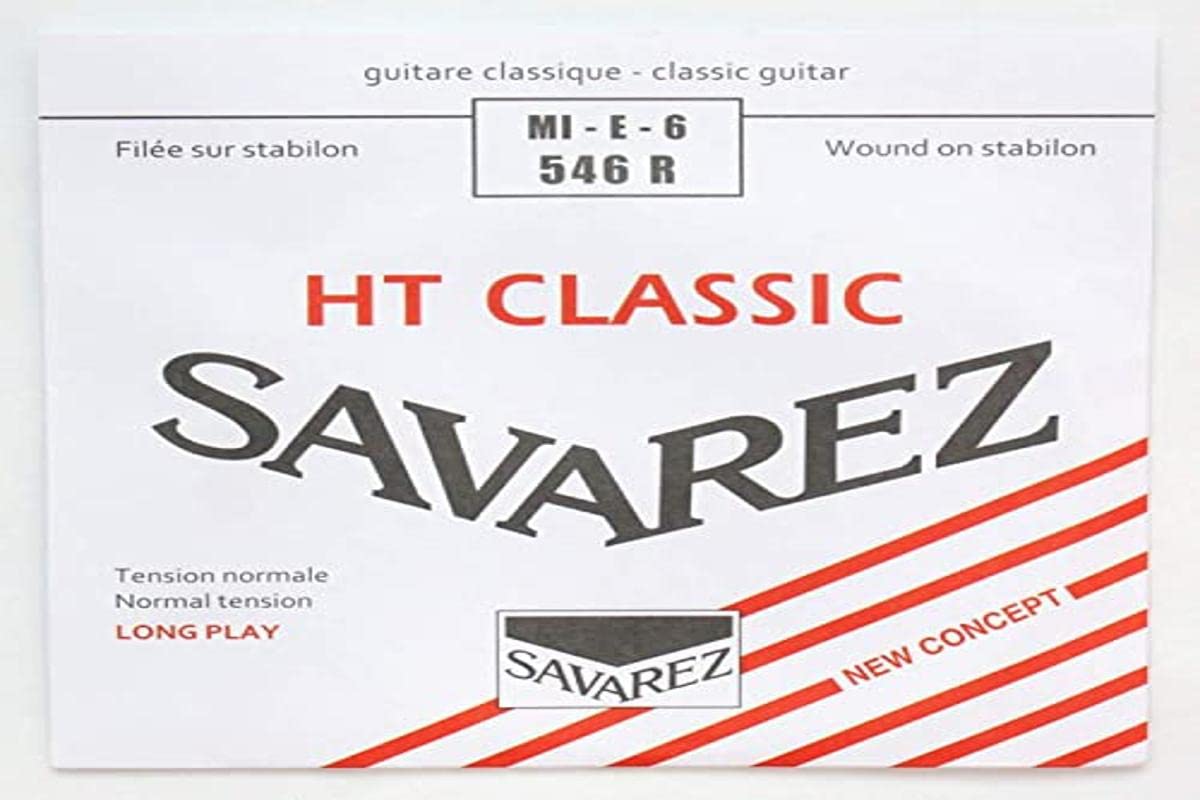 Savarez Strings for Classic Guitar Alliance HT Classic 546R single string E6w standard, Fits string set 540R, 540RH, 540CR