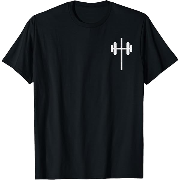 Amazon.com: Christian Cross with Barbell Dumbell Gym Workout