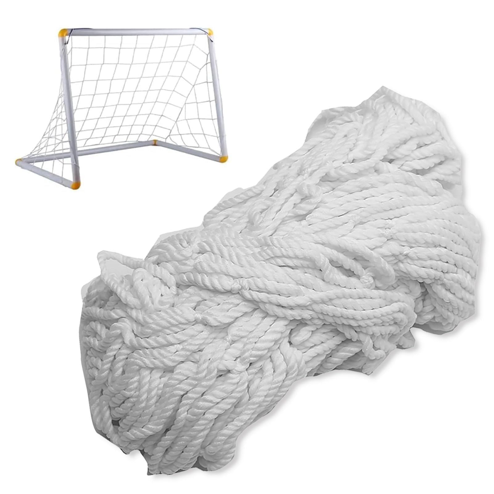 Soccer Net, Football Soccer Net Sports Replacement Soccers Goals Post Nets Full Size Football Goal Post Netting Youth Pop Up Soccers Goal Nets Replacement Netting for Training (8X6FT)