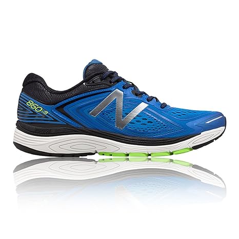 New Balance Men's M860BG8, Blue/Black, 9.5 4E US