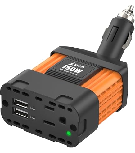 Amazon.com: Ampeak 400W Power Inverter, 12V DC to 110V AC, 11