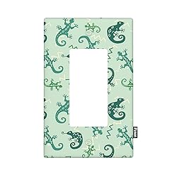 Pznen Reptile Rocker Switch Plate Covers Lizard