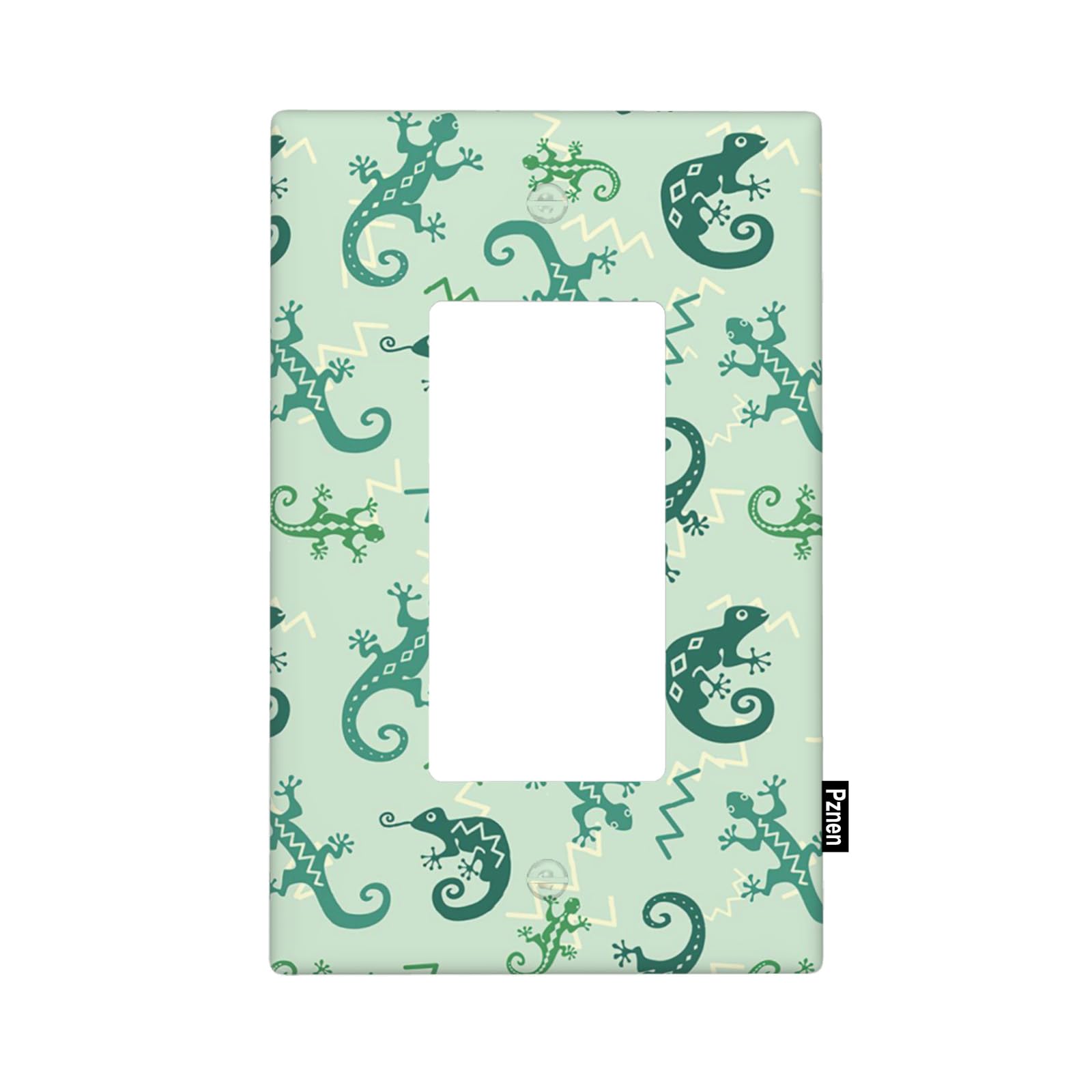 Pznen Reptile Rocker Switch Plate Covers Lizard