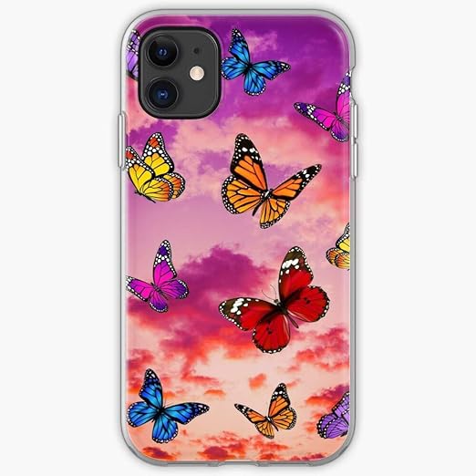 Butterfly Iphone Cases 12 11 Pro Aesthetic Iphone Printed Butterfly Se Iphone 8 11 12 Pro X 11 Pro Max 8 Bags Purses Phone Cases Springart Fr
