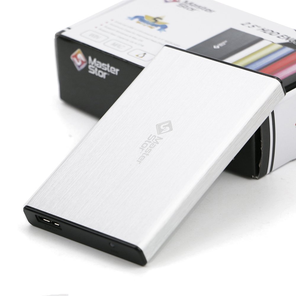 MasterStor 250 GB External Hard Disk Drive USB 3.0 Super-Fast 2.5-inch SATA Laptop Hard Drive Portable Hard Drive Silver