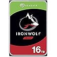 Seagate IronWolf 16TB NAS Internal Hard Drive HDD – CMR 3.5 Inch SATA 6GB/S 7200 RPM 256MB Cache for Raid Network Attached St