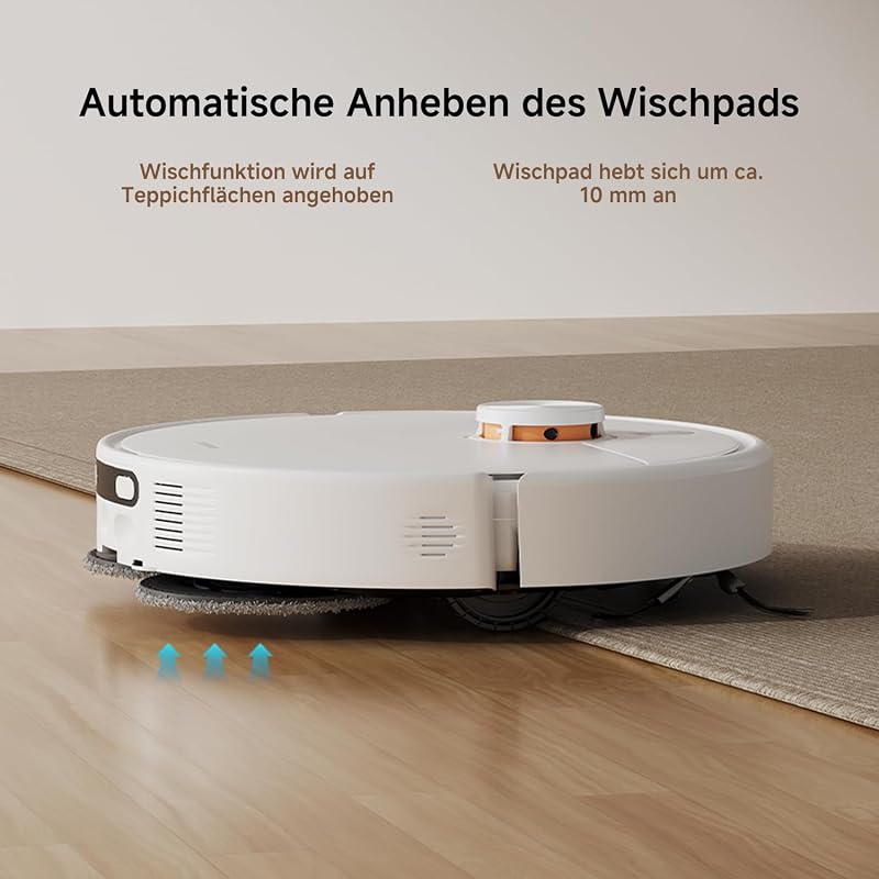 H50 Saugroboter mit Wischfunktion, 10.000 Pa, Wischpad-Anhebung