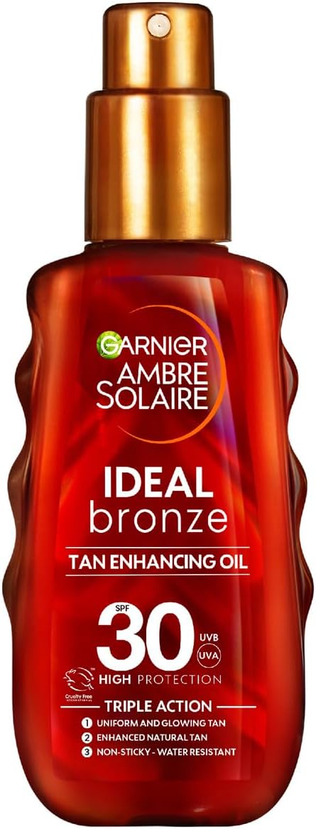 Garnier Ambre Solaire Self Tan Oil SPF 30 Ideal Bronze 150ml