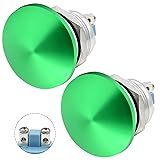(2 Pcs) ZJWZJH Mushroom Push Button Switch 22mm