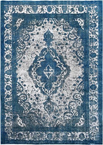 Kalaty One-of-a-Kind Vintage Hand-Knotted Area Rug, 9' 10" x 12' 10", Blue