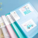 Vicloon Self Adhesive Pocket 6pcs 8x10cm PVC Card Sleeves Open Side view 4