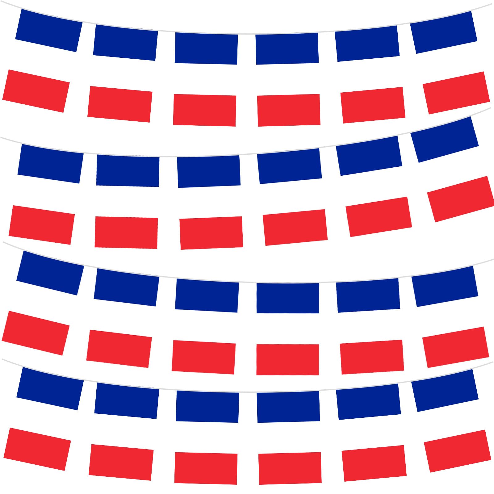 10m/32.8ft French Flag Bunting with 30 Flag for Fifa World Cup Football 2026 Decorations,France Bunting Flag Banner for Eurovision Euro Football Indoor Outdoor Sports Events French Party Decorations