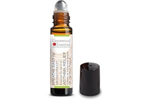 Greenwood Essential ASTHMA RELIEF BREATH EASY - Suitable for Asthmatic people with High Blood Pressure. Essential Oil Blend o