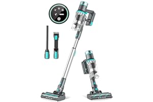 Belife BVC11 Cordless Vacuum Cleaner, 38KPa/450W Stick Vacuum with Brushless Motor, LED Display, 6 in 1 Powerful Lightweight Vaccum for Hardwood Floor Car Pet Hair