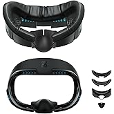 AMVR Face Cover Pad Facial Interface Compatible with Meta/Oculus Quest 3 Accessories,with Soft PU Face Cushion Pad Replacemen