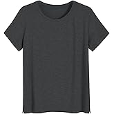 Latuza Women's Viscose Pajama Top Crew Neck Sleep T-Shirt