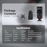 NEEWER TT560 Camera Flash Speedlite GN38 5600K Off-Camera S1/S2 view 9