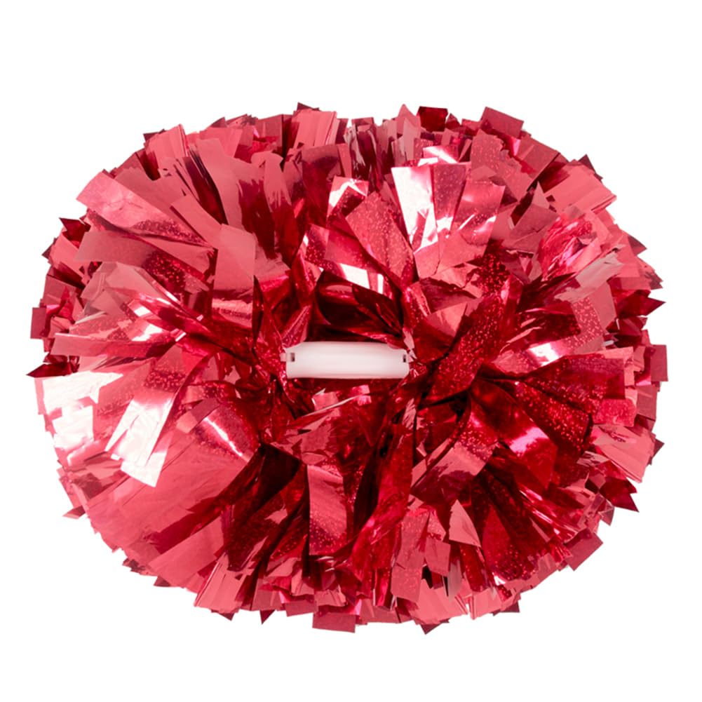 Hooshing 2PCS Red Pom Poms Cheer Professional