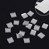 GIONAR 3200 Mini Square Glass Mirror Mosaic Tiles 5x5mm Self-Adhesive DIY Crafts view 4
