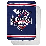 Shenandoah University Primary Logo Stripes Sherpa