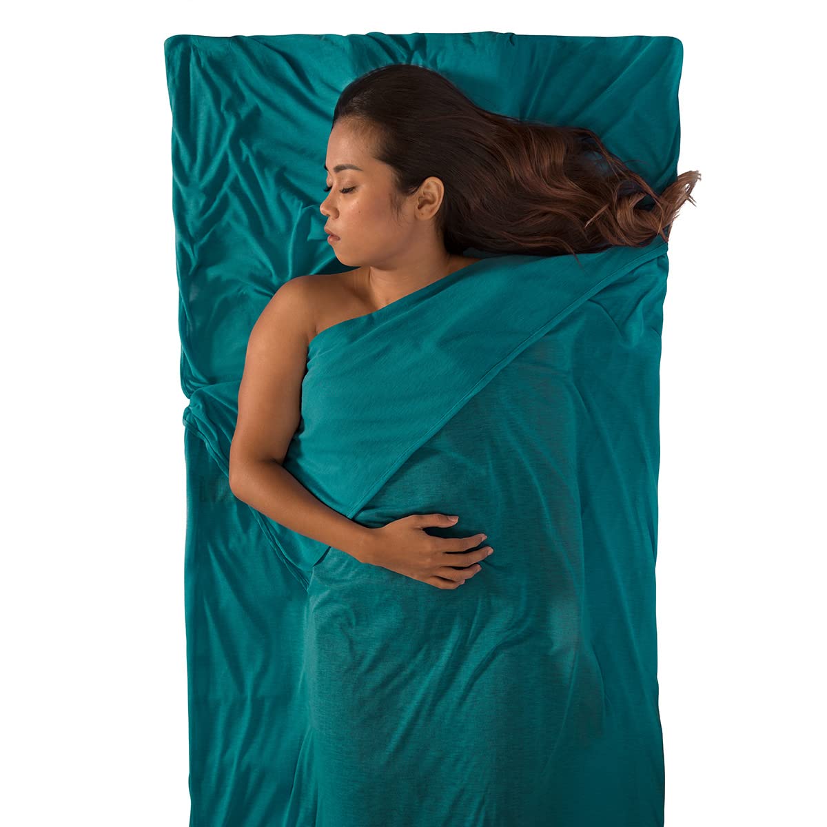 Saco sábana térmico Adaptor - Coolmax® Traveller Liner Color: aqua