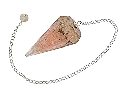 Rose Quartz Orgone Crystal Pendulums for Divination