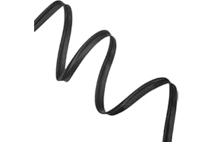 M METERXITY Piping Cord Trim, 5 Yards Polyester 1/2 Inch Satin Piping Bias Tape with Welting Cord for Sewing/Upholstery Trim/