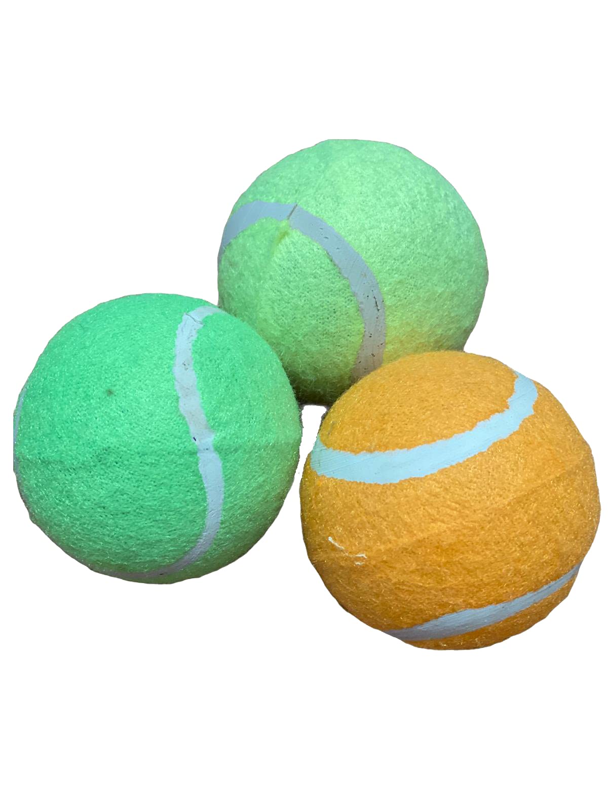 Pet Dog Play Balls Doggy Puppies Tennis Play Exercise Training Balls For All Dogs Pack of 3-6- 12 (Pack of 3)