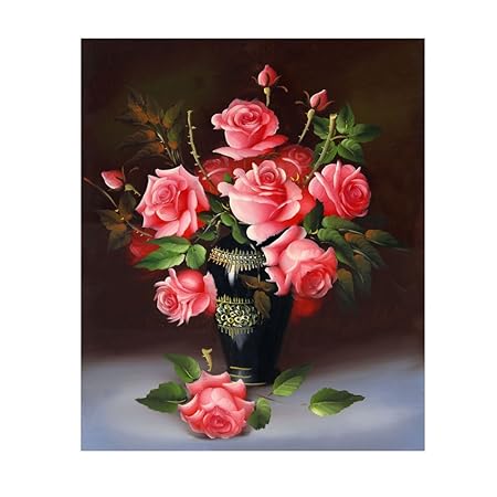 Unfly DIY Diamant Malerei 5d Diamond Painting Schöne Stickerei Malerei Kreuzstich Wanddekoration handgefertigt Kristall Stras