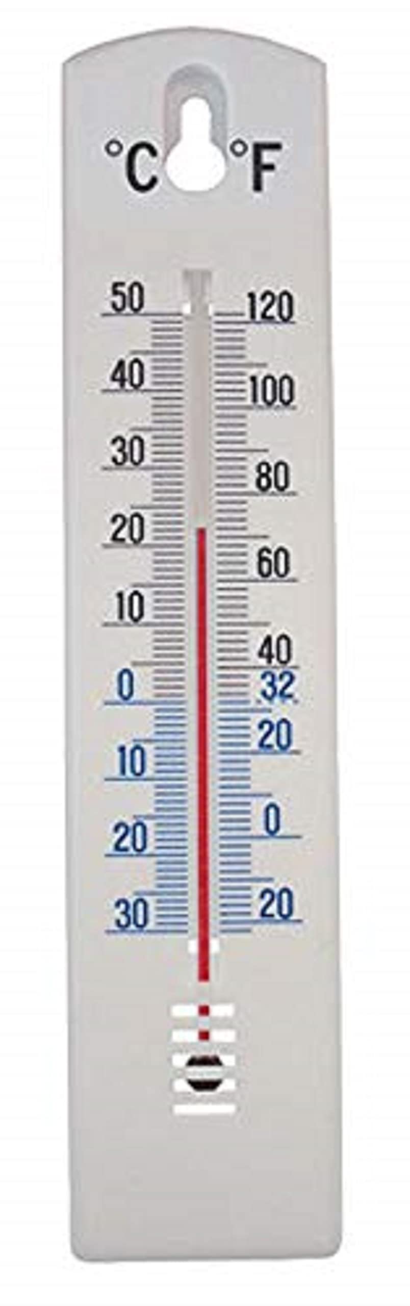 Faithfull THPLASTIC 200mm Thermometer Wall Plastic