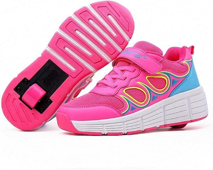 Skateboard shoes with wheels Retractable Skateboarding Rollerblades