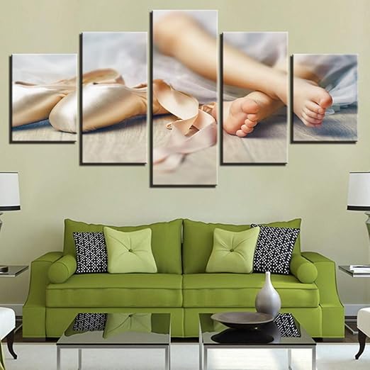 Exqart Lienzo De Pintura Cinco Piezas Pinturas Murales Pinturas En