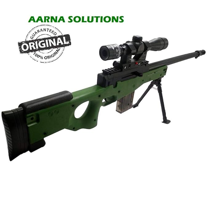 Buy Aarna S Pubg Awm Sniper Toy Gun With Laser Target Big Size Pubg Battleground Toy Gun 80cm Online At Low Prices In India Amazon In