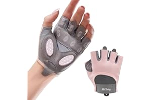 MitButy Gym Gloves for Men & Women – Weight Lifting Gloves, Fingerless Workout Gloves for Crossfit, Fitness, Exercise & Train
